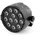 Par LED BoomTone DJ Party Par 123 : 12x3W RGB, strobe, dimmer, télécommande et modes auto, DMX ou sonore. Idéal pour soirées, DJ et effets scéniques.