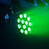 Par LED BoomTone DJ Party Par 123 : 12x3W RGB, strobe, dimmer, télécommande et modes auto, DMX ou sonore. Idéal pour soirées, DJ et effets scéniques.