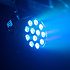 Par LED BoomTone DJ Party Par 123 : 12x3W RGB, strobe, dimmer, télécommande et modes auto, DMX ou sonore. Idéal pour soirées, DJ et effets scéniques.