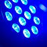 Par LED BoomTone DJ Party Par 123 : 12x3W RGB, strobe, dimmer, télécommande et modes auto, DMX ou sonore. Idéal pour soirées, DJ et effets scéniques.