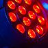 Par LED BoomTone DJ Party Par 123 : 12x3W RGB, strobe, dimmer, télécommande et modes auto, DMX ou sonore. Idéal pour soirées, DJ et effets scéniques.