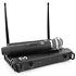 Micro sans fil Mac Mah UHF 200 M : double micro et récepteur inclus, portée 50-80 m, idéal pour animations, chant, conférences et clubs.