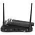 Micro sans fil Mac Mah UHF 200 M : double micro et récepteur inclus, portée 50-80 m, idéal pour animations, chant, conférences et clubs.