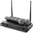Micro sans fil Mac Mah UHF 200 M : double micro et récepteur inclus, portée 50-80 m, idéal pour animations, chant, conférences et clubs.