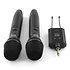 Micro sans fil Mac Mah W-UHF 200 M : double micro et récepteur inclus, portée 50-80 m, idéal karaoké, mariages, conférences et clubs.