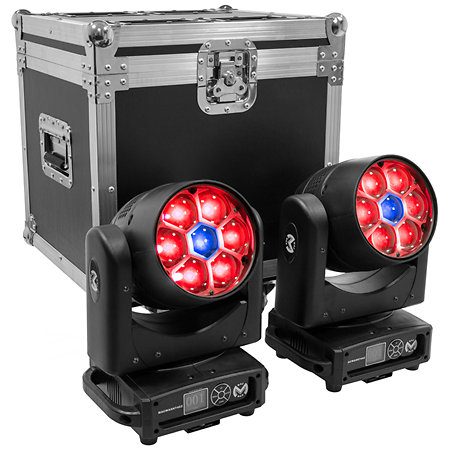 Pack lyres Wash LED Mac Mah : 2 MAC WASH 740Z avec zoom motorisé et flight case. RGBW puissants, idéal pour DJ, scènes et prestations pro.Pack lyres Wash LED Mac Mah : 2 MAC WASH 740Z avec zoom motorisé et flight case. RGBW puissants, idéal pour DJ, scènes et prestations pro.
