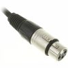 Câble audio professionnel ADJ Jack 6,35 mm vers XLR femelle – 1,5 m. Fiable, robuste et idéal pour musiciens, DJs et techniciens son.