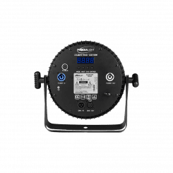 Silent Par 12x10W Phocea Light : projecteur LED RGBWAUV silencieux, compact et contrôlable en Wi-Fi ou DMX HF. Idéal pour DJ et animations.