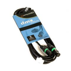 Câble DMX 5 mètres 110 ohm pour une transmission stable et fiable. Idéal pour vos installations professionnelles et événements exigeants.