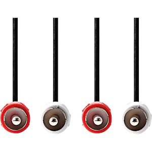 Câble digital RCA NEDIS 15 m, plaqué or, cuivre sans oxygène, double blindage. Transmission audio numérique haute qualité et durable.