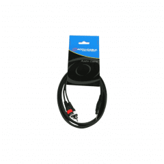 ADJ AC-Câble Mini Jack 3.5mm vers 2 RCA - 1,5 m
