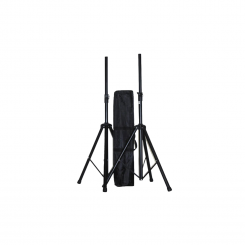 IBIZA SS01B Pack de 2 pieds d'enceinte avec housse de transport