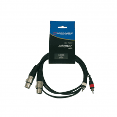 ADJ AC-Câble 2 RCA vers 2 XLR femelle - 1,5 m