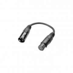 AC - Adaptateur DMX 5 points Femelle vers DMX 3 points mâle
