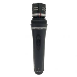 Microphone cardioïde EIKON DM220, idéal pour scène et studio. Réponse linéaire, résistance aux retours, gestion des niveaux élevés SPL.
