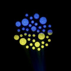 Découvrez la lyre Spot LED DJ BoomTone DJ Maxi Spot 60 : 60 W, anneau LED RGB, effets Spot + Wash, idéale pour DJ, clubs et événements.