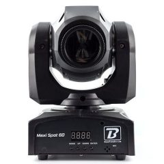 Découvrez la lyre Spot LED DJ BoomTone DJ Maxi Spot 60 : 60 W, anneau LED RGB, effets Spot + Wash, idéale pour DJ, clubs et événements.