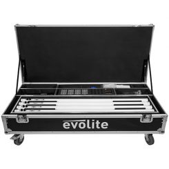 Illuminez vos événements avec l’Evolite Magic Tube : 8 tubes LED RGBW IP65 sur batterie, jusqu’à 20h d’autonomie, contrôle DMX et smartphone.