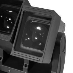 Mac Mah Wave 660 Pix, jeu de lumière LED 6×60W RGBW, zoom motorisé, pixels contrôlables et PAN infini, idéal pour soirées, clubs et DJ sets.