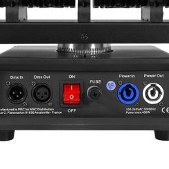 Mac Mah Wave 660 Pix, jeu de lumière LED 6×60W RGBW, zoom motorisé, pixels contrôlables et PAN infini, idéal pour soirées, clubs et DJ sets.