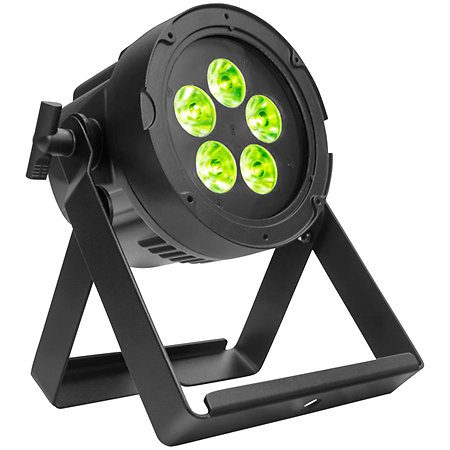 Découvrez le projecteur PAR LED compact ADJ Encore LP5 IP, IP65, 5 LEDs RGBL, flux de 771 lumens, parfait pour scènes, captations et événements extérieurs.