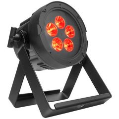 Découvrez le projecteur PAR LED compact ADJ Encore LP5 IP, IP65, 5 LEDs RGBL, flux de 771 lumens, parfait pour scènes, captations et événements extérieurs.