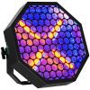 ADJ Vintage X, projecteur LED vintage avec effet blinder 2000K et fond RGB, contrôle DMX/Bluetooth, idéal pour concerts et scénographies.
