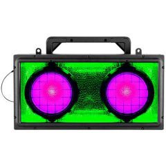 Projecteur LED IP65 ADJ Encore DBX, blinder et stroboscope 11 400 lumens. Puissant, polyvalent et robuste pour festivals, concerts et installations.