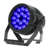 ADJ Encore LP18 IP, projecteur LED extérieur puissant, 18 LEDs RGBL 20 W, 7300 lumens, IP65, idéal pour concerts, captations TV et événements live.