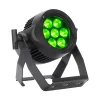 ADJ Encore LP7 IP, projecteur PAR LED polyvalent IP65, 7 LEDs RGBL 20 W, 2500 lumens, idéal pour scènes, captations vidéo et événements extérieurs.