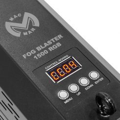 Découvrez la machine à fumée Mac Mah Fog Blaster 1500 RGB : effets lumineux RGB, 1500W de puissance et projection jusqu’à 10 m.