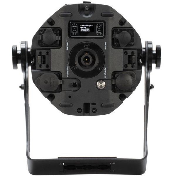 Projecteur LED batterie ADJ ElectraPix Par 7 : RGBAL+UV, contrôle DMX, autonomie 10 h et IP65, parfait pour tous vos événements.