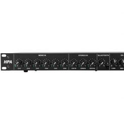 Le MX632 BT mixeur rackable offre 6 canaux, Bluetooth, XLR et alimentation fantôme. Compact et pro, idéal bars, conférences et installations fixes.