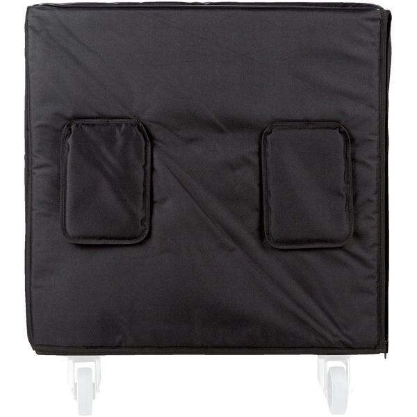 Housse RCF SUB 8006-AS avec rembourrage, tissu polyester 600D, fermetures Velcro et zip, pour protéger et transporter votre caisson de basses pro.