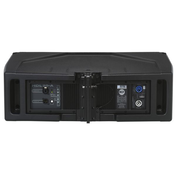 RCF HDL 20-A, module line array actif 700 W RMS et 135 dB SPL, idéal pour concerts, festivals et événements professionnels exigeants.