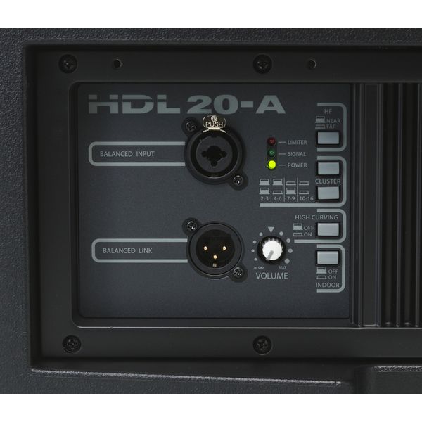 RCF HDL 20-A, module line array actif 700 W RMS et 135 dB SPL, idéal pour concerts, festivals et événements professionnels exigeants.