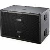 RCF SUB 8006-AS, caisson de basses actif 2×18", 2500 W RMS, 141 dB SPL, DSP intégré pour concerts, DJ et installations pro.