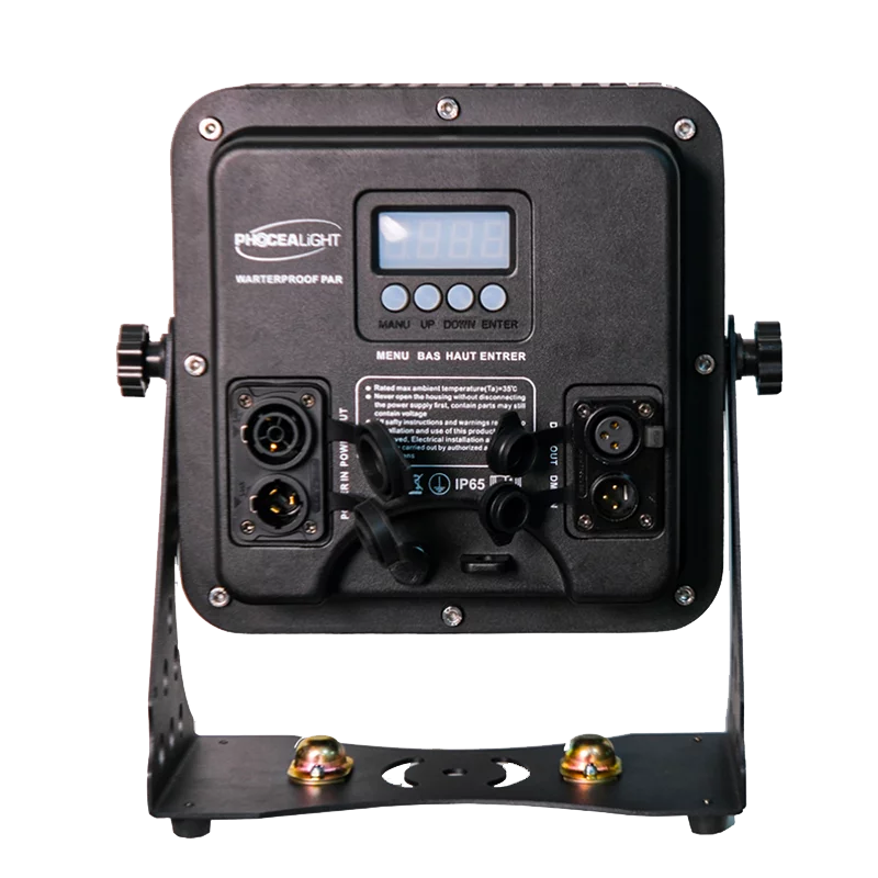 ARCHI COB 240W IP65 blanc chaud et ambre. Projecteur LED architectural extérieur, DMX512 et RDM, résistant pluie et températures extrêmes.