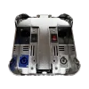 Box LEDs Batterie 6x15W Chrome RGBWA+UV, contrôle DMX HF et Wi-Fi smartphone, autonomie jusqu’à 20h. Idéal DJ et événementiel.