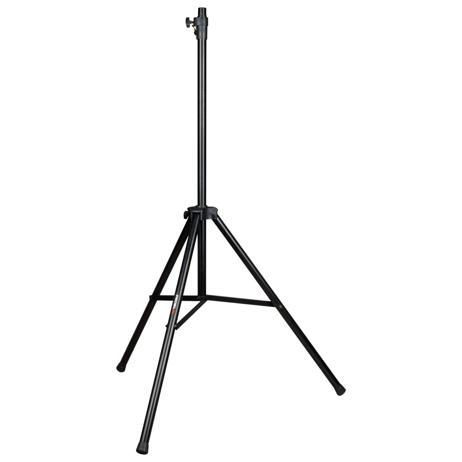 FRE320BK support de haut-parleur professionnel en aluminium anodisé noir avec verrouillage à vis et goupille de sécurité en acier.