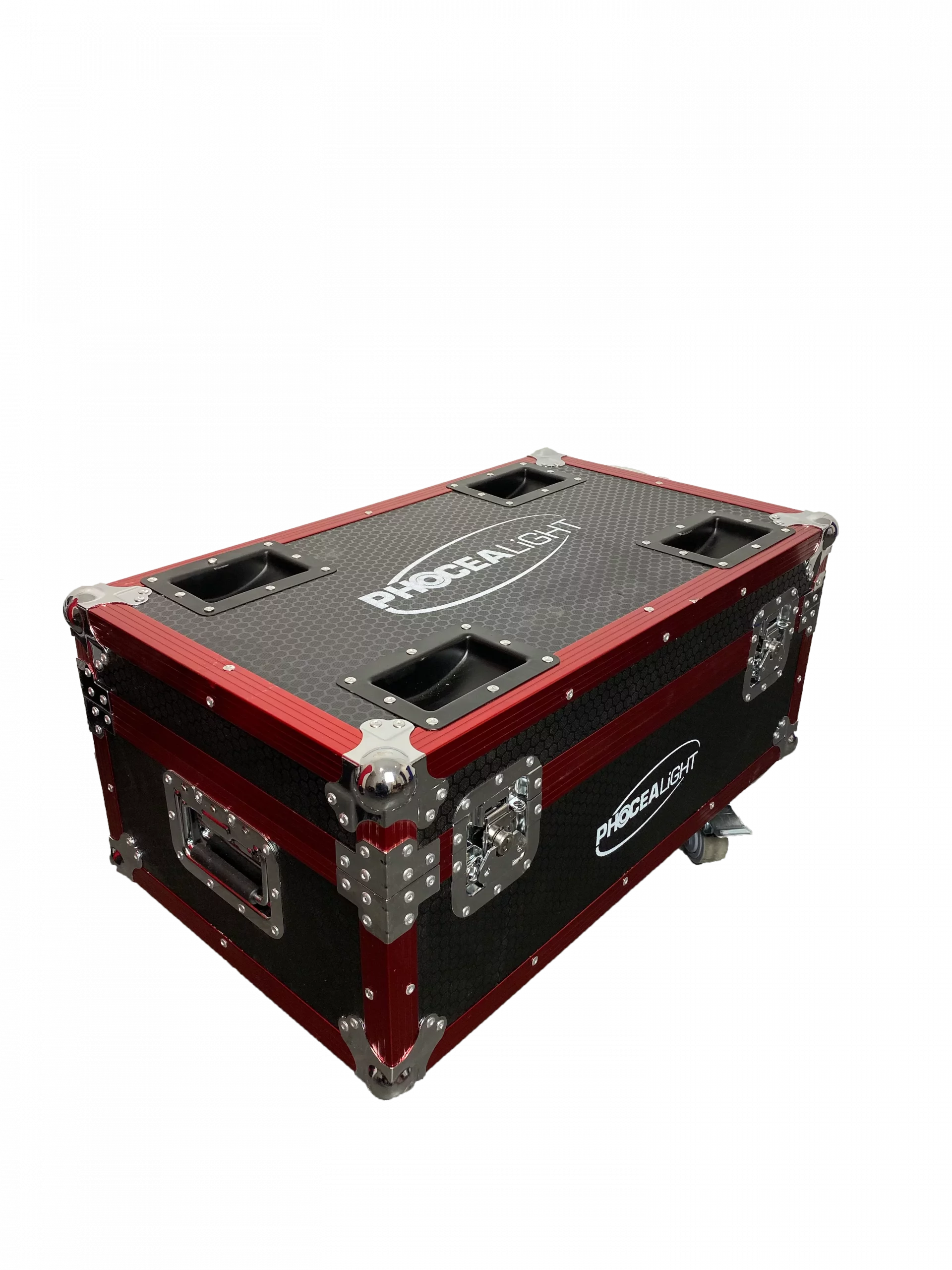 Flight Case Sparkular Mini 6en1. Protection robuste et transport sécurisé pour 6 Sparkular Mini. Produit vendu vide. Dimensions 77x43x43 cm.