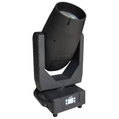 Lyre professionnelle DAGE SK750 BSW IP 3-en-1, 420W, Beam, Spot & Wash, CMY + CTO, prismes et gobos. Étanche IP65 pour spectacles intérieurs et extérieurs.