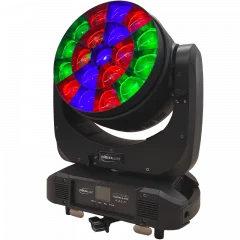 La Lyre Pro WASH 19×40 B-Eye offre un faisceau Beam et Wash, matriçable LED par LED. Idéale pour DJ, concerts et événements pros.