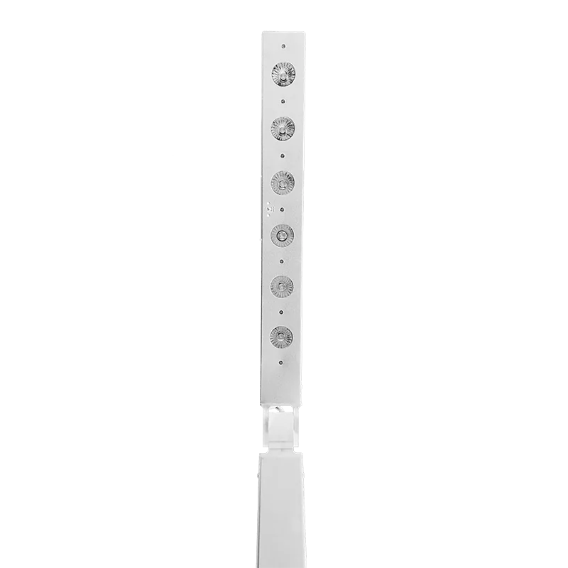 LumiLED 6 colonne LED batterie 2,20 m RGBWA+UV. Autonomie 20h, contrôle DMX et Wi-Fi. Idéal scènes, buffets et éclairage d’ambiance.