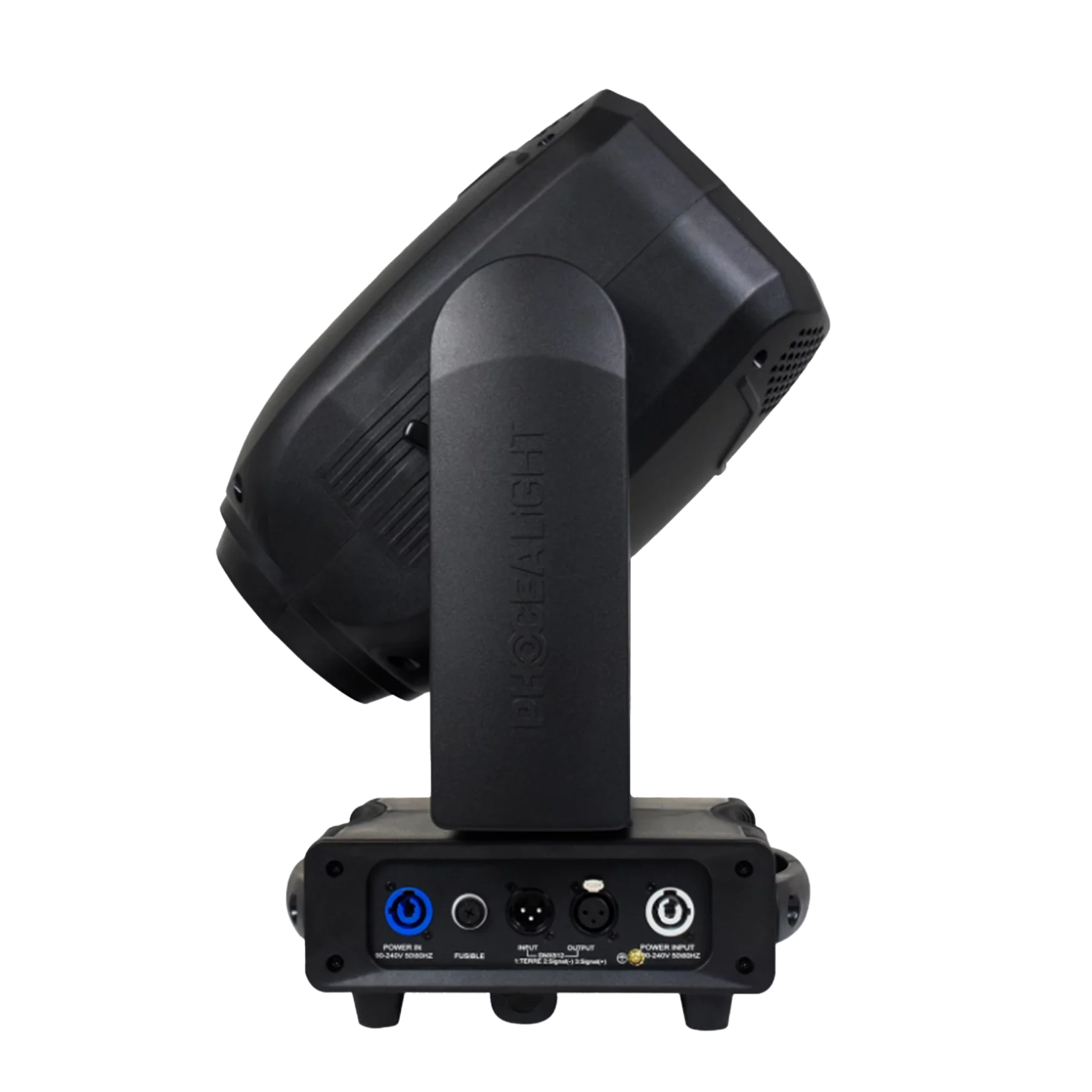 Lyre Mini Fusion LED hybride 150W, Beam, Spot & Wash, légère et compacte, idéale pour mariages, anniversaires et prestations DJ privées.