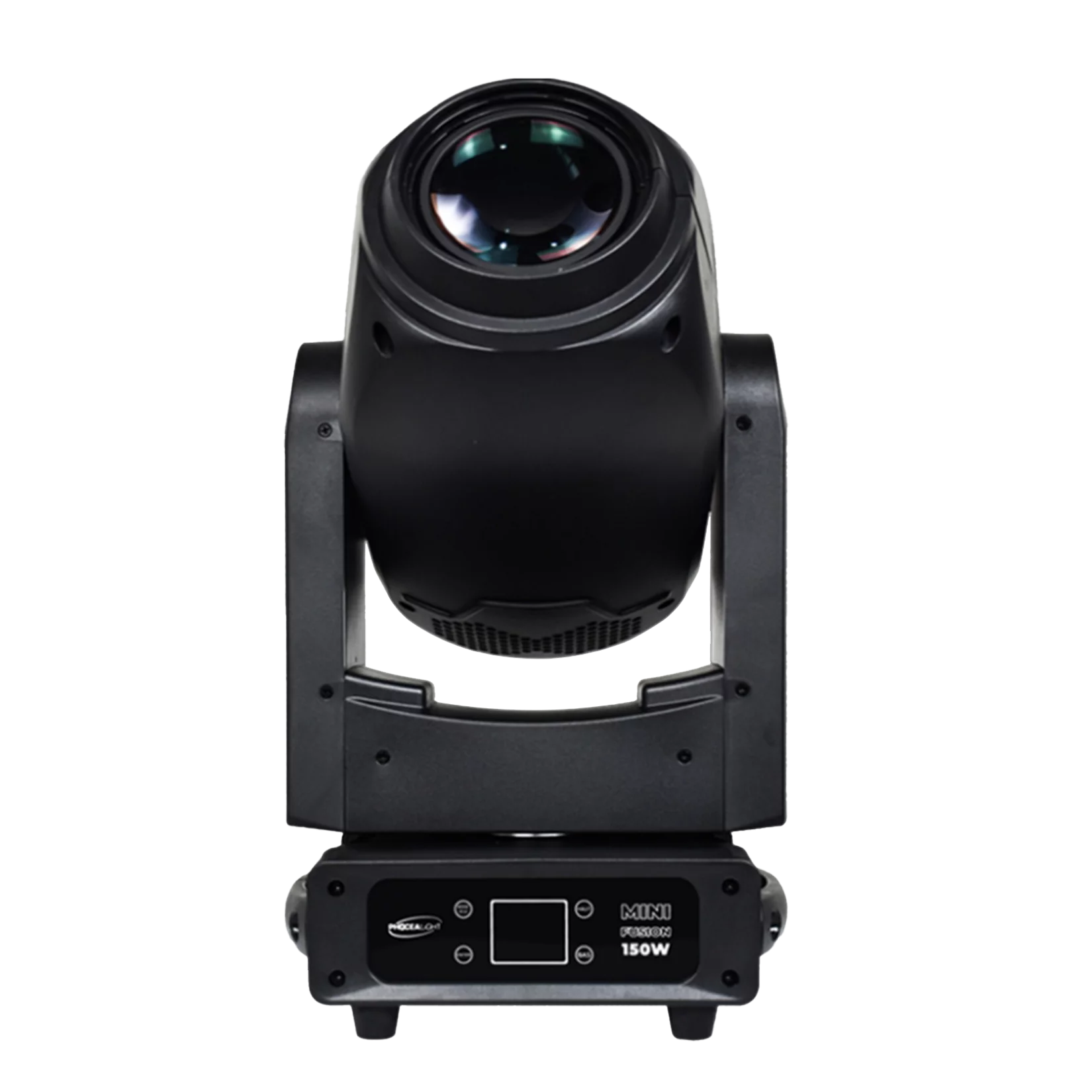 Lyre Mini Fusion LED hybride 150W, Beam, Spot & Wash, légère et compacte, idéale pour mariages, anniversaires et prestations DJ privées.