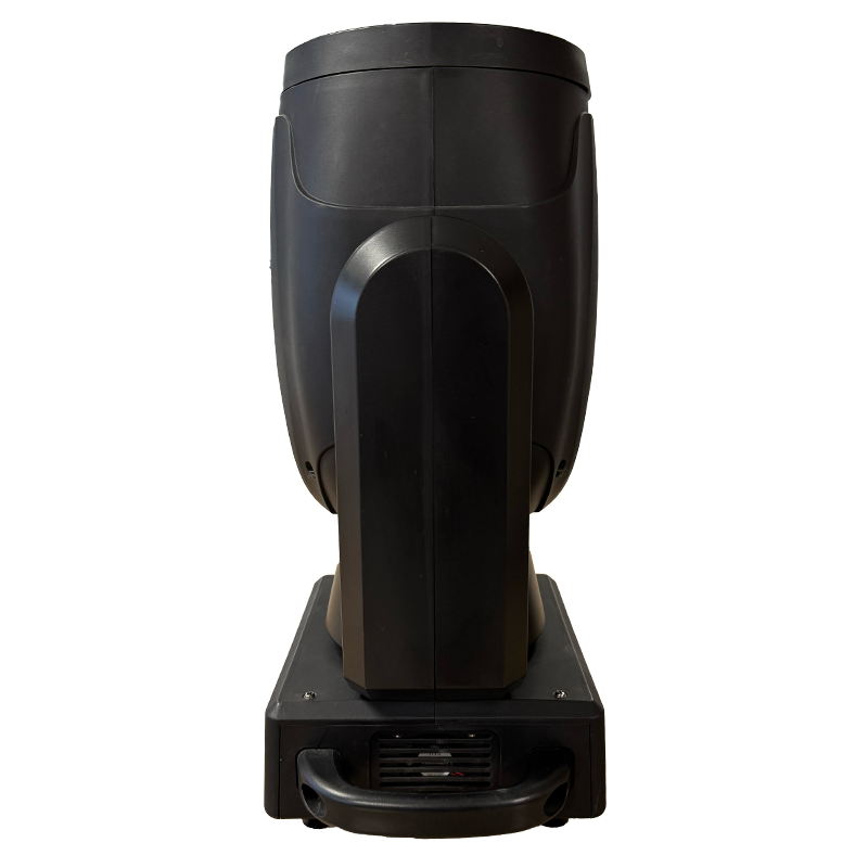 Lyre NOVA BEAM 200W LED Beam avec anneau RGB, 16 gobos et prismes 24 facettes. Idéale pour DJ, concerts et événements privés.