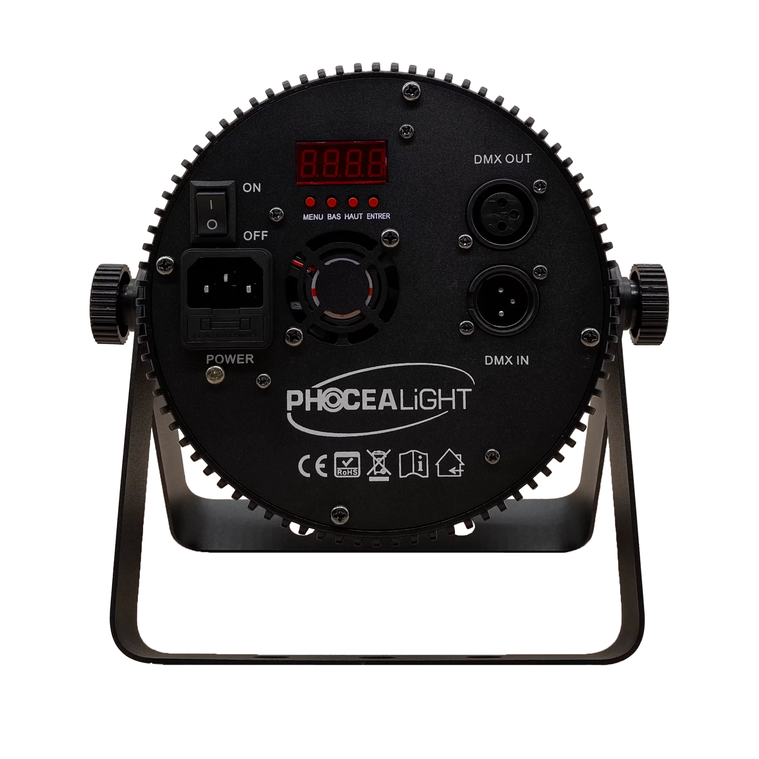 COB 100W RGBW projecteur LED filaire 100W, large angle 87°, RGBW 4en1, idéal DJ, scène et événements. Puissant et silencieux.