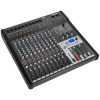 Console mixage 12 canaux HPA Promix 12 UX avec compresseur sur entrées micro, DSP 24 effets, USB 24 bits et lecteur MP3 Bluetooth.