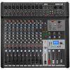 Console mixage 12 canaux HPA Promix 12 UX avec compresseur sur entrées micro, DSP 24 effets, USB 24 bits et lecteur MP3 Bluetooth.